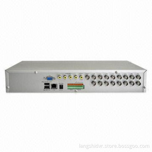 DVR System with 8-channel FullL D1 Recording, 8-channel Audio, 2 SATA HDD, PTZ and Dual-stream